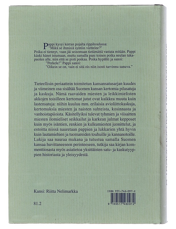 Suomalaiset kansansadut 6 - Pirkko-Liisa Rausmaa  - Lastenkirjat - 10105511198 - 1