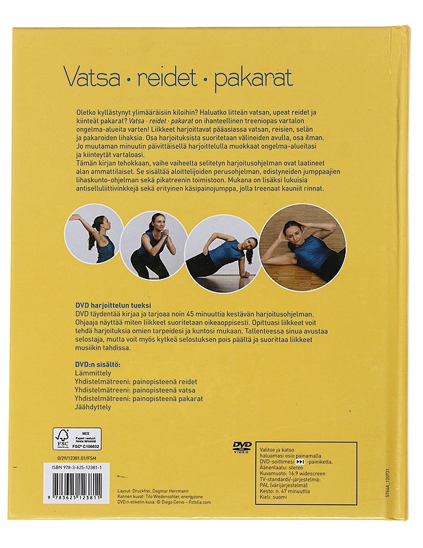 Vatsa, reidet, pakarat : tehokas harjoitusohjelma kotiin - Traczinski, Christa G. - Tietokirjat ja oppaat - 10105511244 - 1