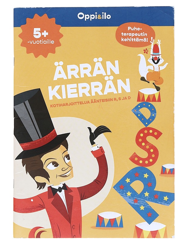 Ärrän kierrän : kotiharjoittelua äänteisiin R, S ja D - Marita Mäntyvaara - Lastenkirjat - 10105511290 - 0