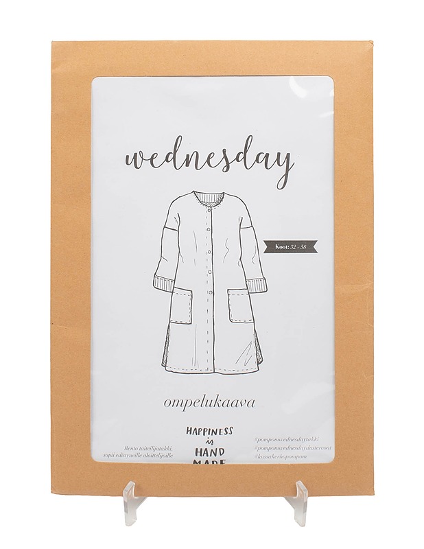 KÄSSÄKERHO POM POM Wednesday kaavapakkaus - Ompelu - 10105511289 - 0