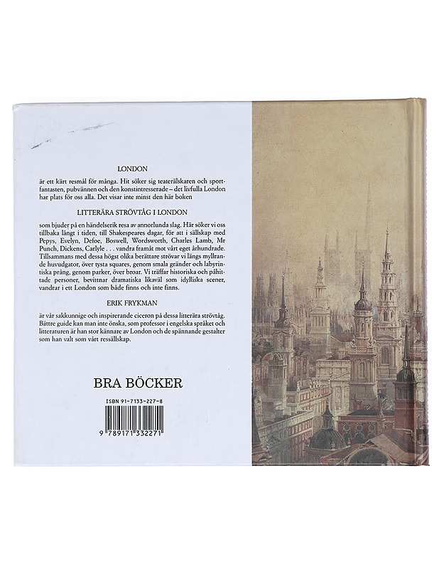 Litterära strövtåg i London - Frykman, Erik - Tietokirjat ja oppaat - 10105511318 - 1