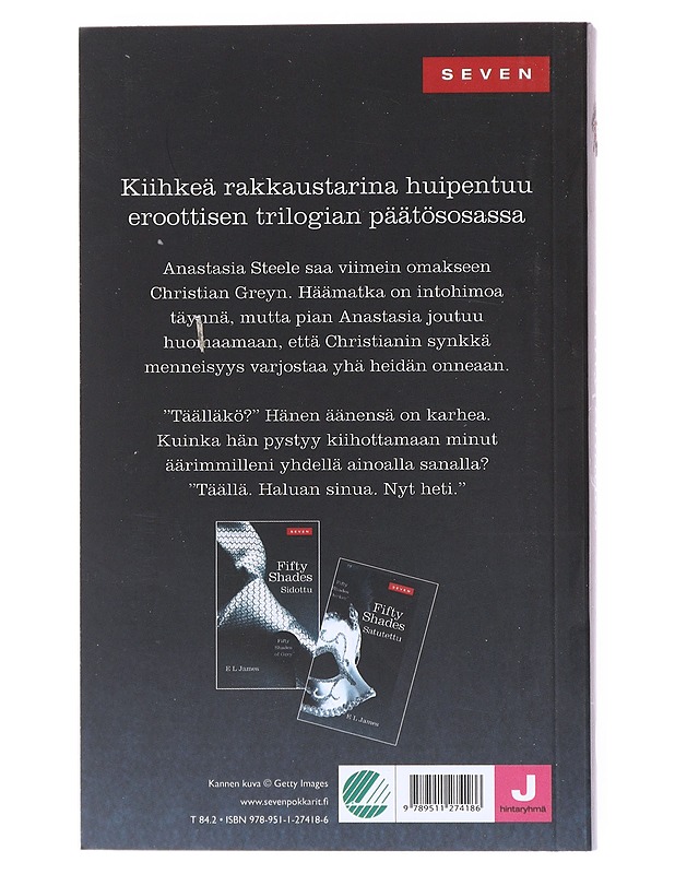 Fifty shades : osa 3, Vapautettu - James, E. L. - Romaanit ja novellit - 10105511341 - 1