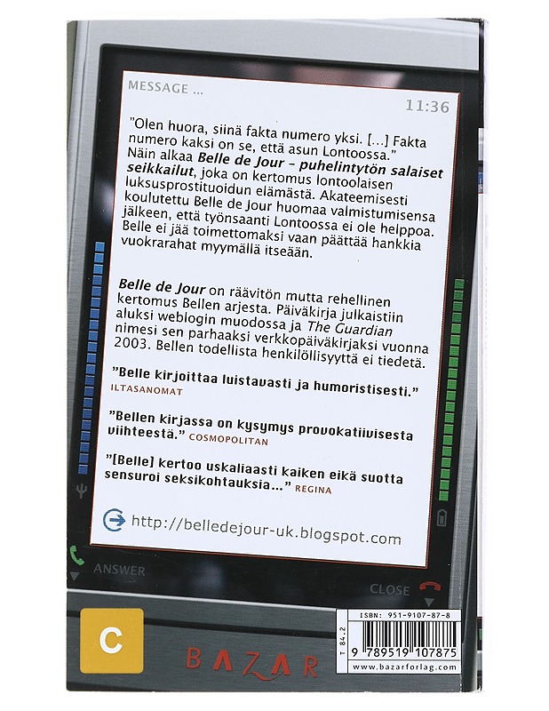 Puhelintytön salaiset seikkailut - Belle de Jour - Elämäkerrat ja muistelmat - 10105511346 - 1