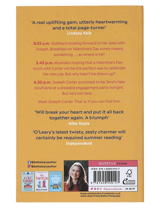 The No- Show- Beth O'Leary - Romaanit ja novellit - 10105511401 - 1