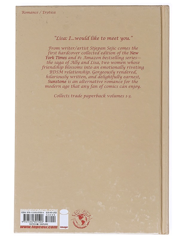 Sunstone: Book one - Sejic, Stjepan - Sarjakuvat - 10105511439 - 1