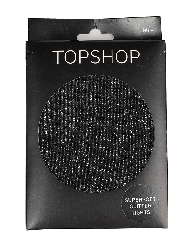 TOPSHOP glitter sukkahousut, M/L - Asusteet - 10105511452 - 0