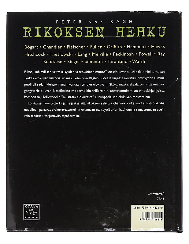 Rikoksen hehku - Bagh, Peter von - Historiakirjat - 10105511510 - 1