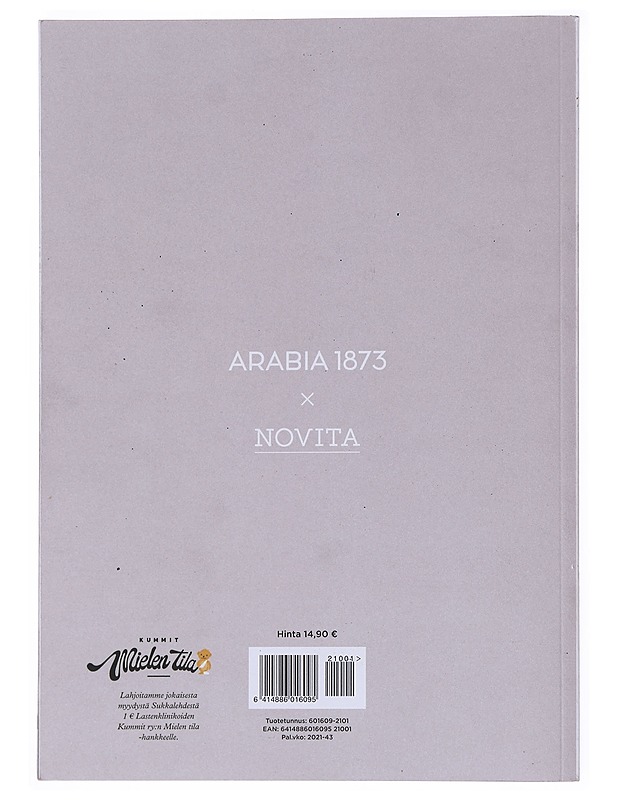 Arabia X Novita sukkalehti - Hakalehto, Rona - Tietokirjat ja oppaat - 10105511516 - 1