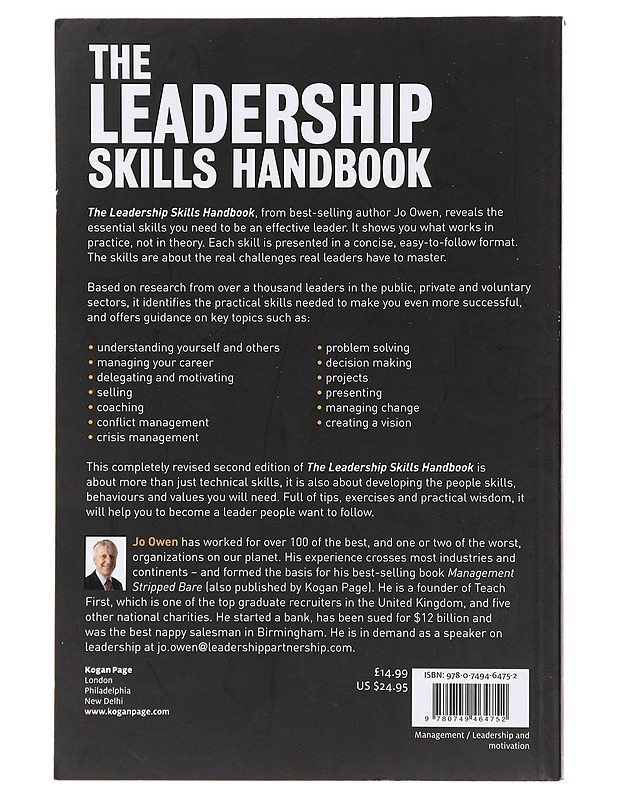 The leadership skills handbook - Jo Owen - Tietokirjat ja oppaat - 10105511518 - 1