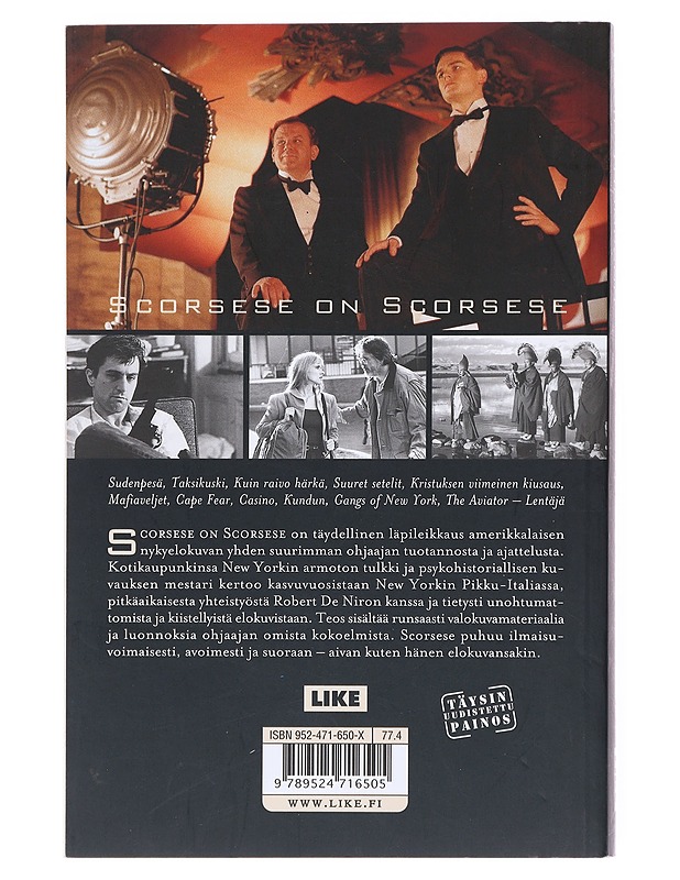 Scorsese on Scorsese - Christie , Ian ; Thompson , David  - Tietokirjat - 10105511522 - 1