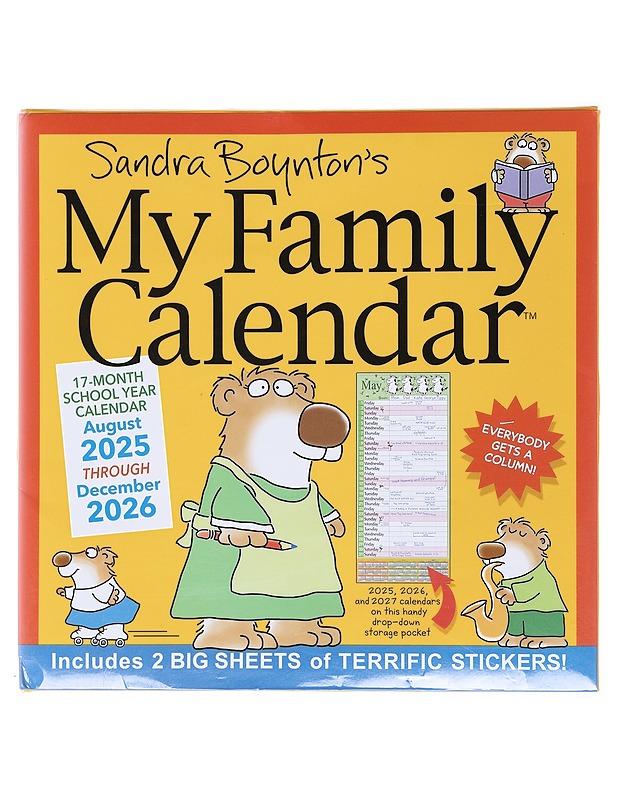 My Famiily Calendar- Sandra Boynton's - Tietokirjat ja oppaat - 10105511527 - 0