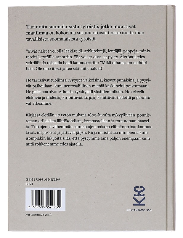 Tarinoita suomalaisista tytöistä, jotka muuttivat maailmaa - Salminen, Ida - Lastenkirjat - 10105511533 - 1