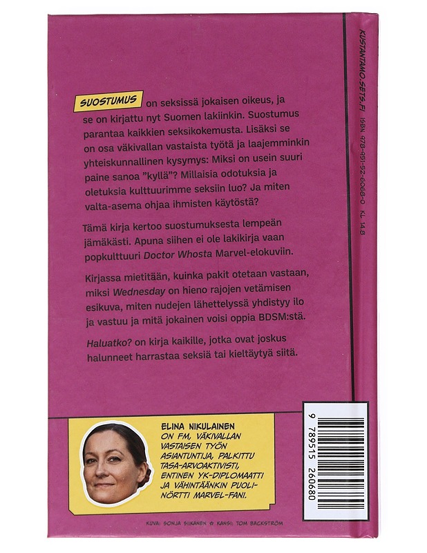 Haluatko? : pieni kirja suostumuksesta - Elina Nikulainen - Tietokirjat ja oppaat - 10105511597 - 1