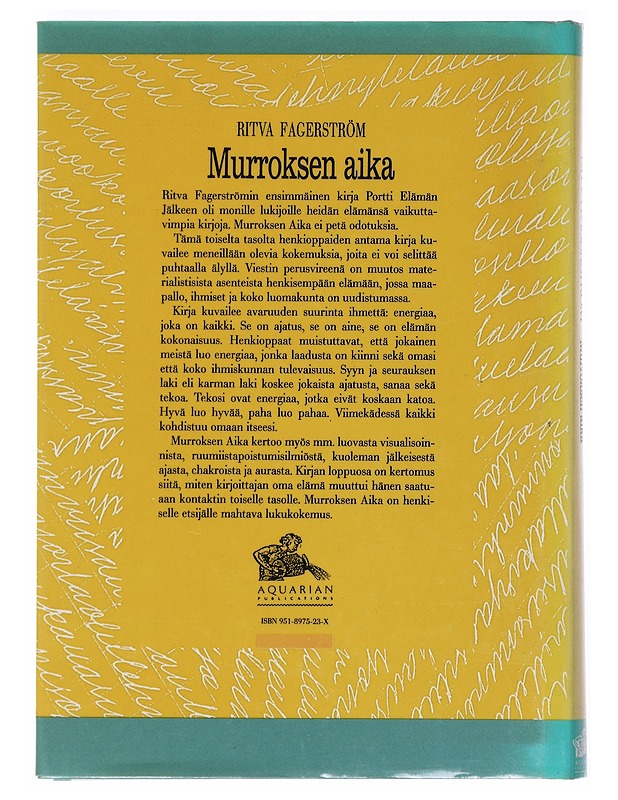 Murroksen aika - Ritva Fagerström  - Tietokirjat ja oppaat - 10105511620 - 1