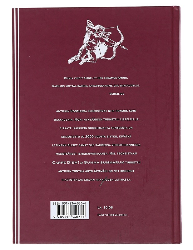 Amor : latinaa rakkaudesta - Kivimäki, Arto - Runot ja näytelmät - 10105511632 - 1