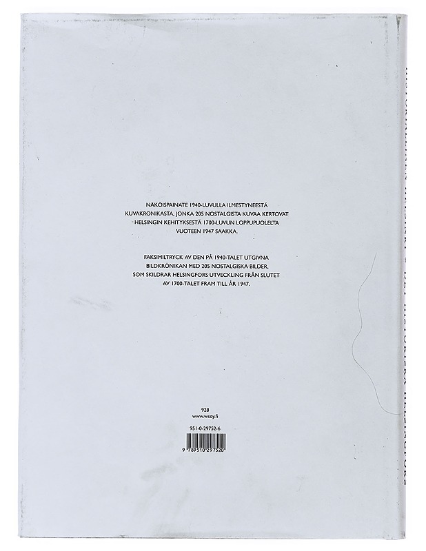 Historiallinen Helsinki - Mårtenson, Gunnar - Historiakirjat - 10105511663 - 1