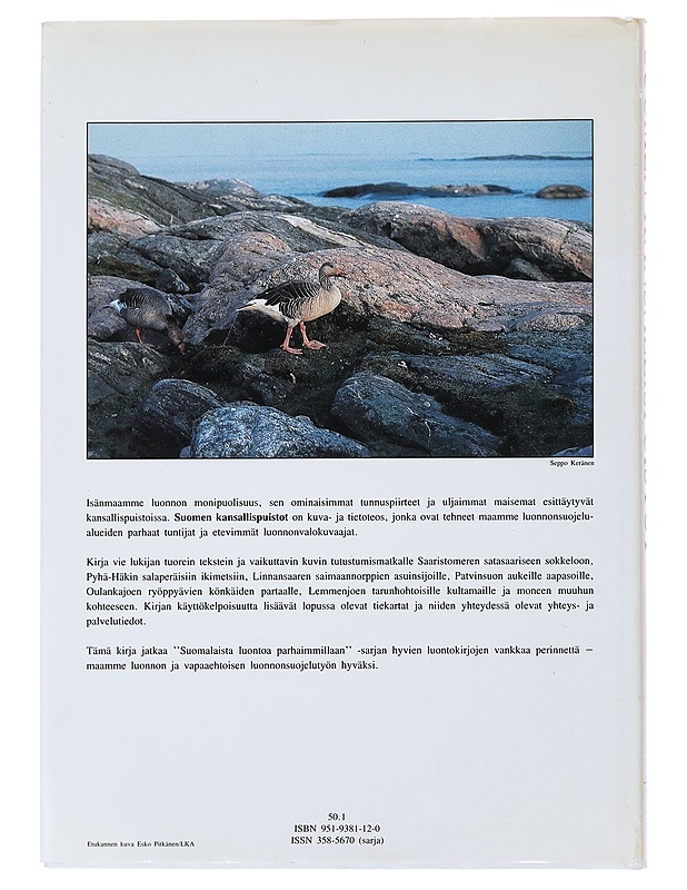 Suomen kansallispuistot - Toim. Rautavaara - Tietokirjat ja oppaat - 10105511672 - 1