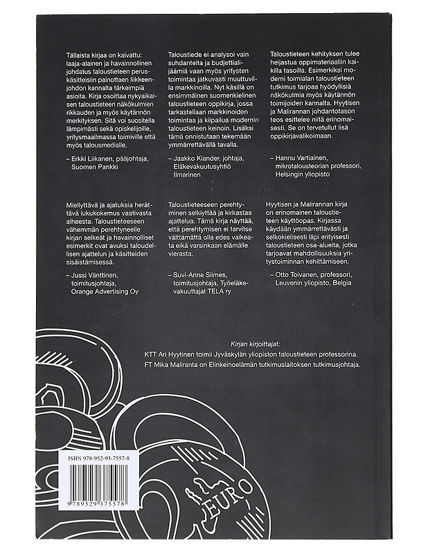 Yritysjohdon taloustiede  - Hyytinen, Ari - Tietokirjat ja oppaat - 10105511695 - 1