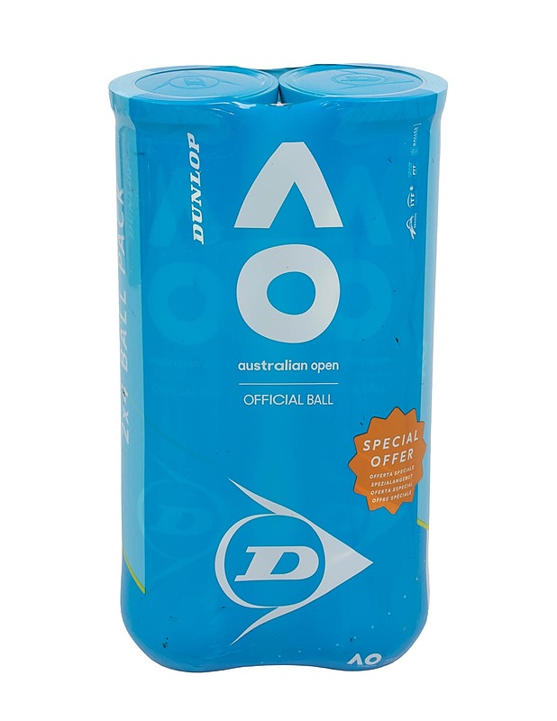 DUNLOP Australian Open tennispallot, 2 x 4 kpl - Tennis - 10105511723 - 0