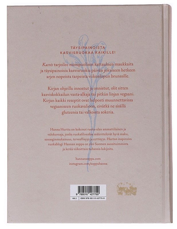 Kasvis : ruokakirja - Hanna Hurtta - Ruokakirjat - 10105511713 - 1