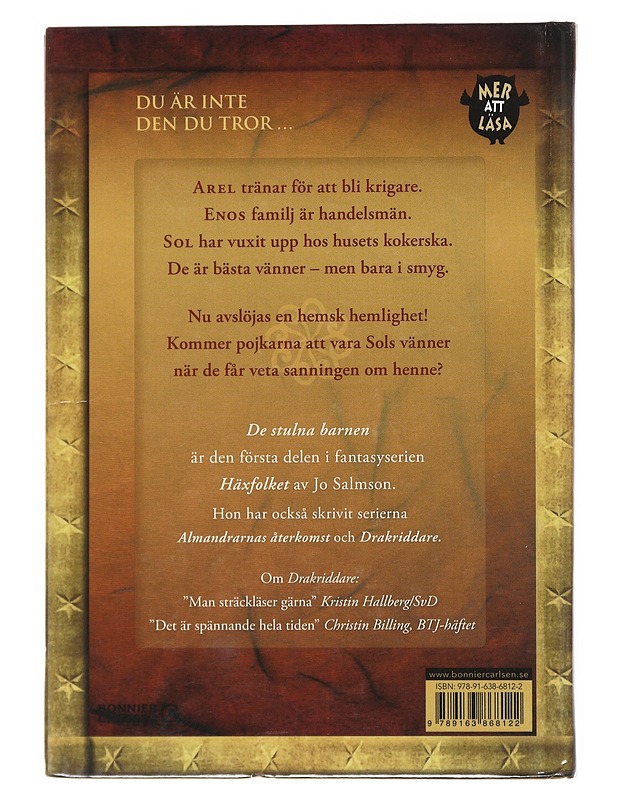 De stulna barnen - Salmson, Jo - Romaanit ja novellit - 10105511796 - 1