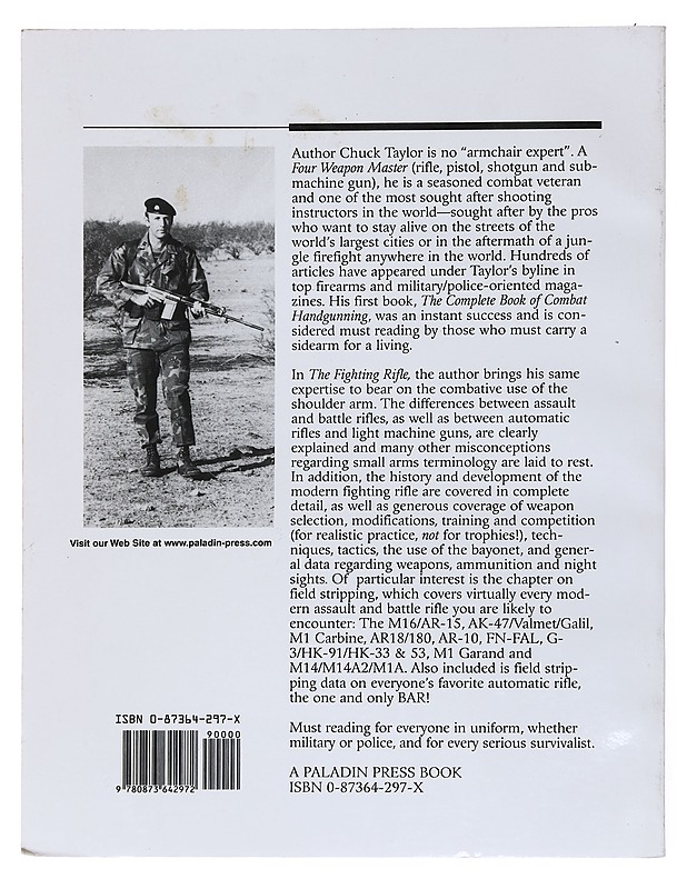 The Fighting Rifle- Chuck Taylor - Tietokirjat ja oppaat - 10105511947 - 1