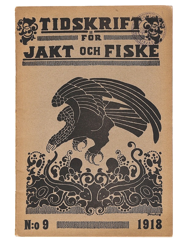 Tidskrift för jakt och fiske : N:o 9 - Historiakirjat - 10105511955 - 0
