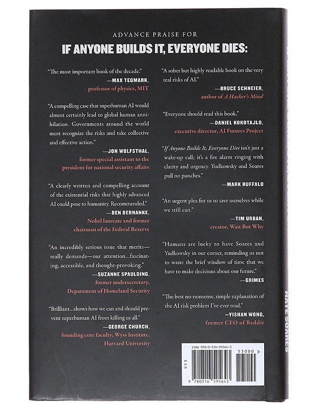If Anyone Builds It, Everyone Dies - Eliezer Yudkowsky - Tietokirjat ja oppaat - 10105511999 - 1