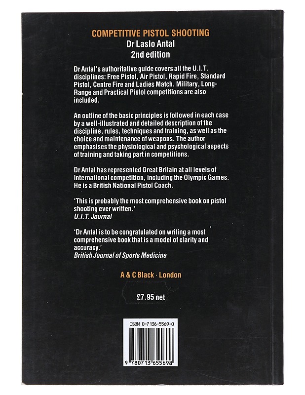 Competitive pistol shooting - Dr Laslo Antal - Tietokirjat ja oppaat - 10105512000 - 1