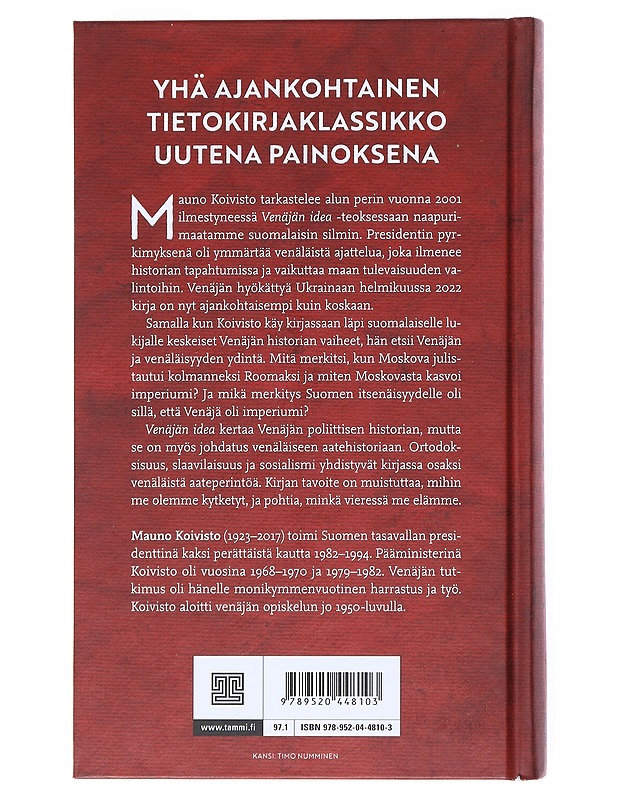 Venäjän idea - Mauno Koivisto - Historiakirjat - 10105512024 - 1