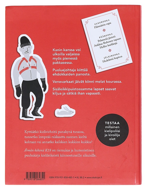 Äimän käkenä : äidinkielen puuhakirja aikuisille : K18 - Kaipainen, Suvi - Harrastekirjat - 10105512028 - 1