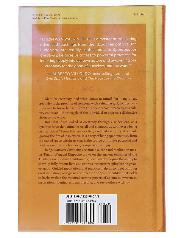 Spontaneous creativity - Tenzin Wangyal Rinpoche, signeerattu - Hyvinvointikirjat - 10105512027 - 1