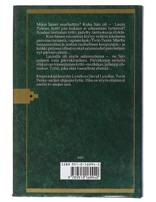 Twin Peaks : Laura Palmerin salainen päiväkirja - Lynch, Jennifer - Jännitys ja dekkarit - 10105512060 - 1