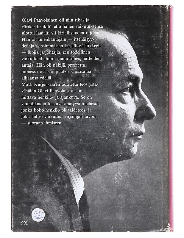 Loistava Olavi Paavolainen - Matti Kurjensaari - Elämäkerrat ja muistelmat - 10105512132 - 1