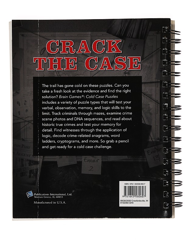 Cold case puzzles - Brain games - Harrastekirjat - 10105512151 - 1