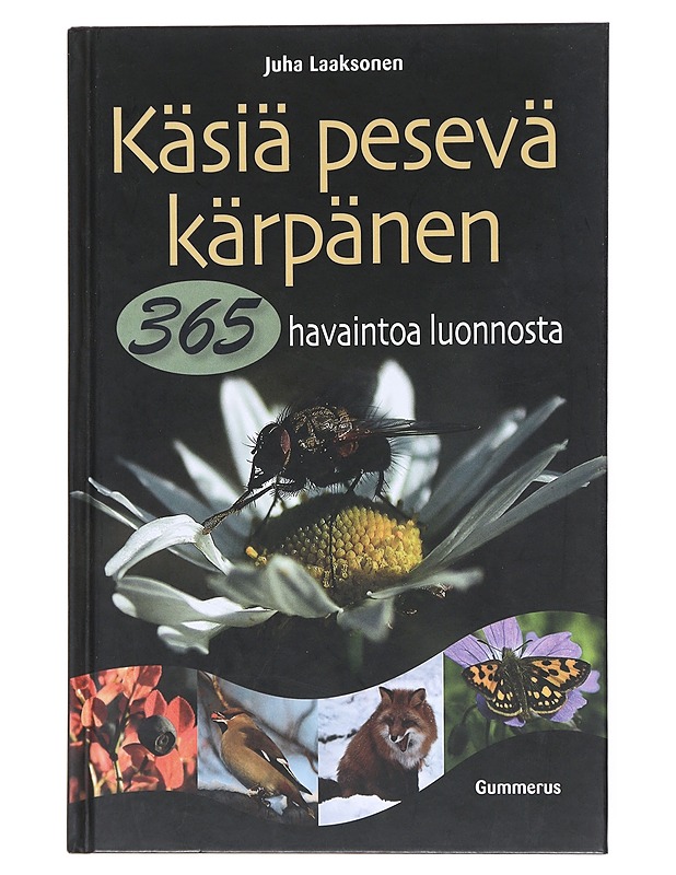Käsiä pesevä kärpänen : 365 havaintoa luonnosta - Laaksonen, Juha - Lemmikki- ja luontokirjat - 10105512167 - 0