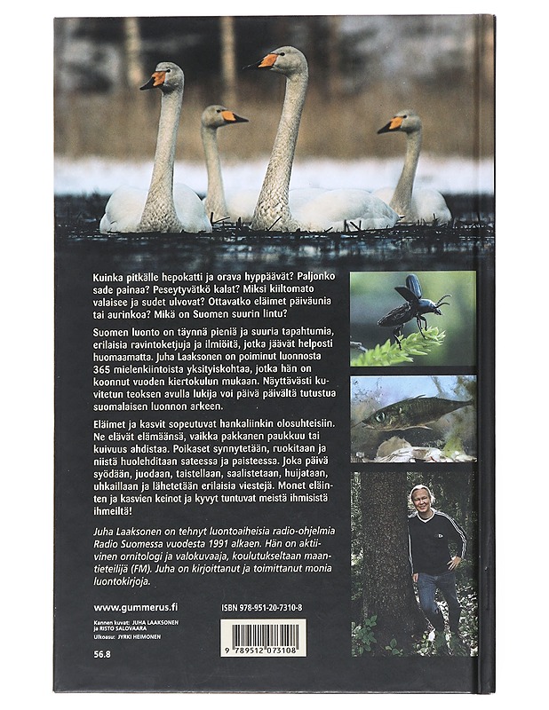 Käsiä pesevä kärpänen : 365 havaintoa luonnosta - Laaksonen, Juha - Lemmikki- ja luontokirjat - 10105512167 - 1