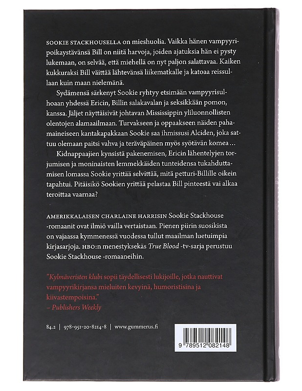 Kylmäveristen klubi - Harris, Charlaine - Jännitys ja dekkarit - 10105512175 - 1