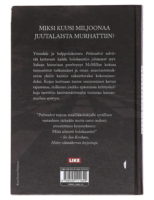 Polttouhrit : holokaustin syyt - McMillan, Dan - Tietokirjat ja oppaat - 10105512180 - 1