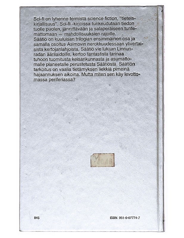 Säätiö - Asimov, Isaac - Fantasia- ja scifi - 10105512183 - 1