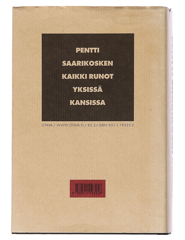 Runot - Saarikoski, Pentti - Runot ja näytelmät - 10105512219 - 1