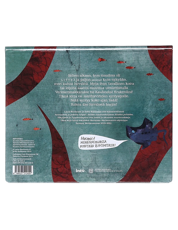 Merimonsterit : kun maailma oli litteä ja meri kuhisi hirviöitä.. - Ruohonen, Laura - Lastenkirjat - 10105512223 - 1