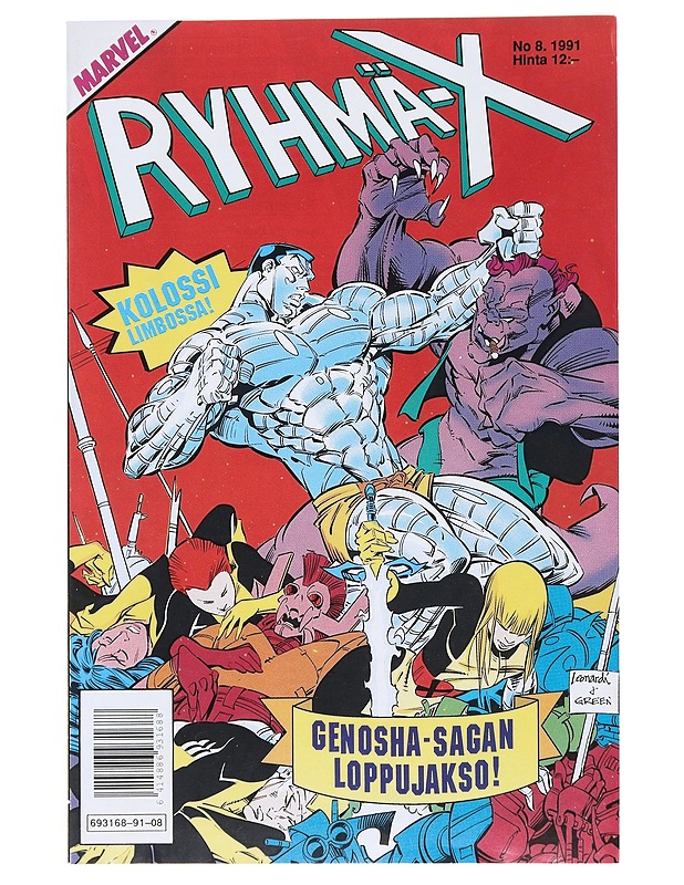 Ryhmä X 8 / 91 - Sarjakuvat - 10105512234 - 0