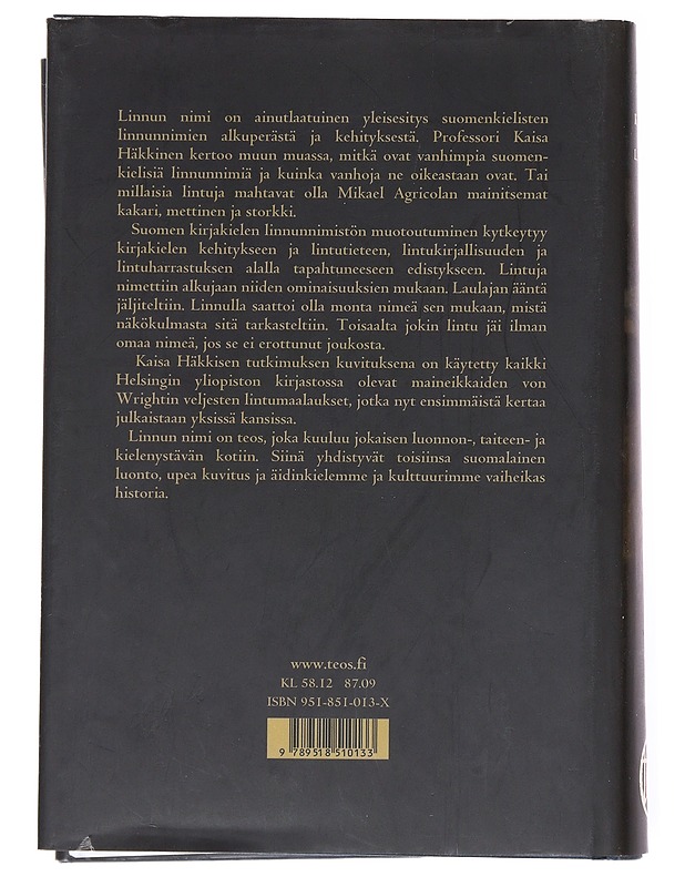 Linnun nimi - Häkkinen , Kaisa - Tietokirjat - 10105512237 - 1