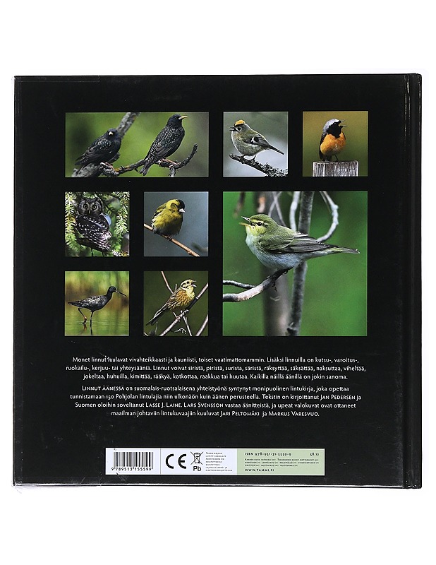 Linnut äänessä : 150 Pohjolan lintulajia äänineen - Pedersen, Jan - Tietokirjat ja oppaat - 10105512258 - 1
