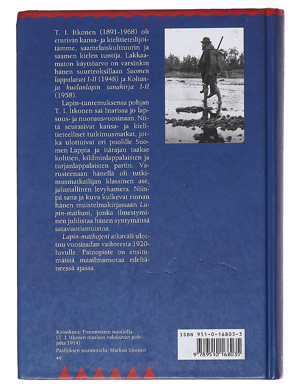 Lapin-matkani - T. I. Itkonen - Historiakirjat - 10105512289 - 1