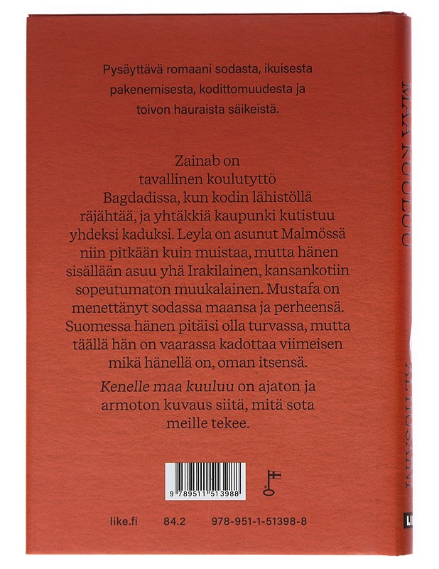 Kenelle maa kuuluu - Sara Al Husaini - Romaanit ja novellit - 10105512343 - 1