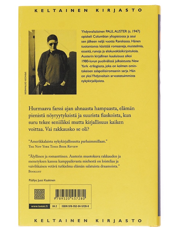 Baumgartner - Auster, Paul - Romaanit ja novellit - 10105512356 - 1