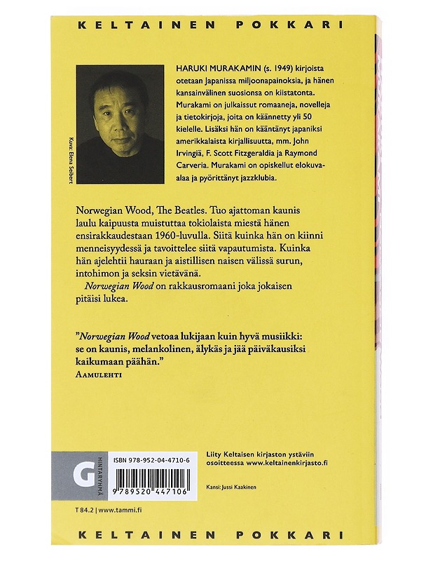 Norwegian wood - Murakami, Haruki - Romaanit ja novellit - 10105512409 - 1