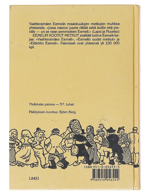 Eemelin kootut metkut - Lindgren, Astrid - Lastenkirjat - 10105512415 - 1